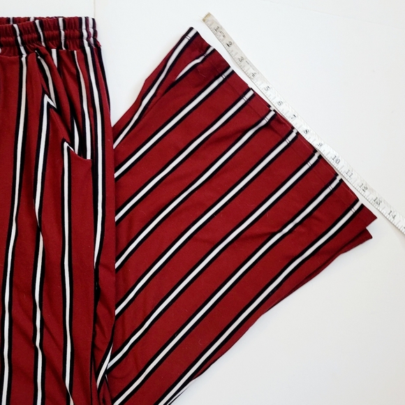 Brick Red striped comfy pants - Picture 5 of 10